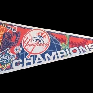 Yankees World Series Champions Pennant 1998 Vintage
